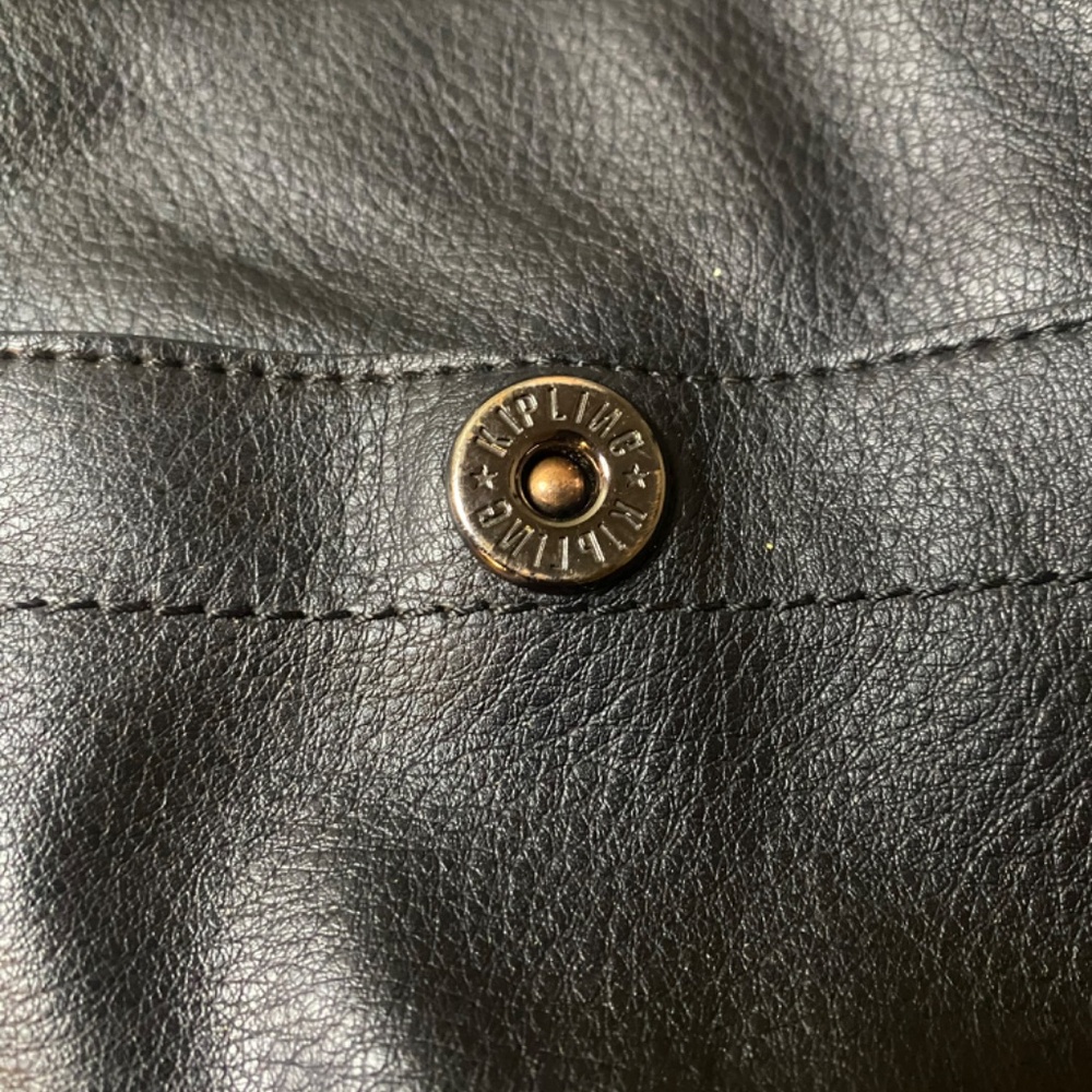 Kipling Black crossbody bag with monkey charm - Picture 2 of 4